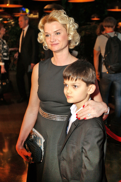 Светлана Хоркина с сыном 