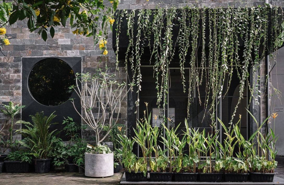 Офис студии WOA в Индии, где все в зелени | Источник: Ишита Стивала