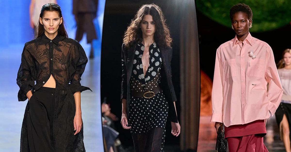 Как модно носить длинные блузы в 2026-м&nbsp;&mdash; вдохновляемся подиумом