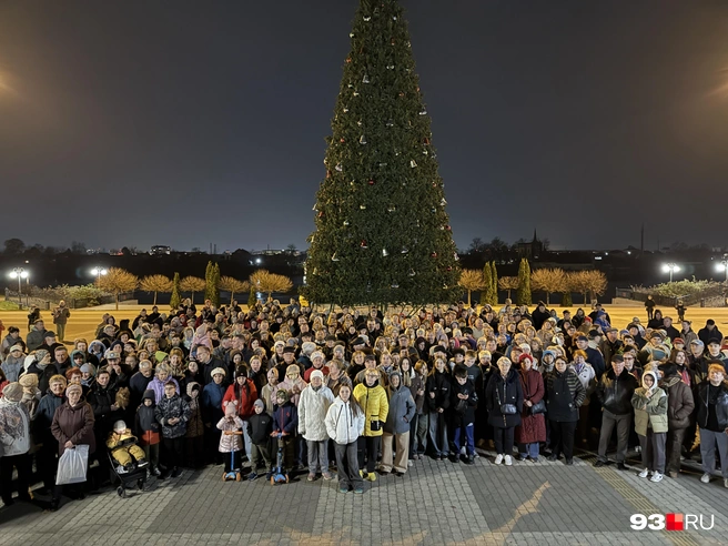 Храм хотят построить на месте, где ежегодно стоит елка | Источник: Валерия Дульская / 93.RU