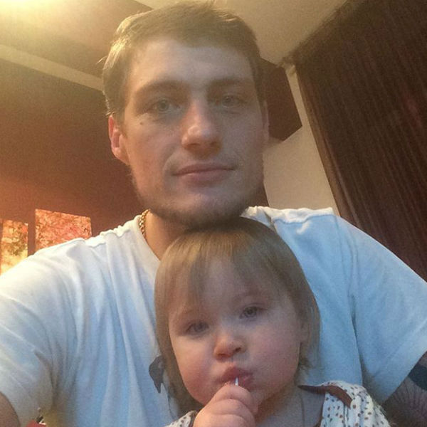 Александр Задойнов с младшей дочерью