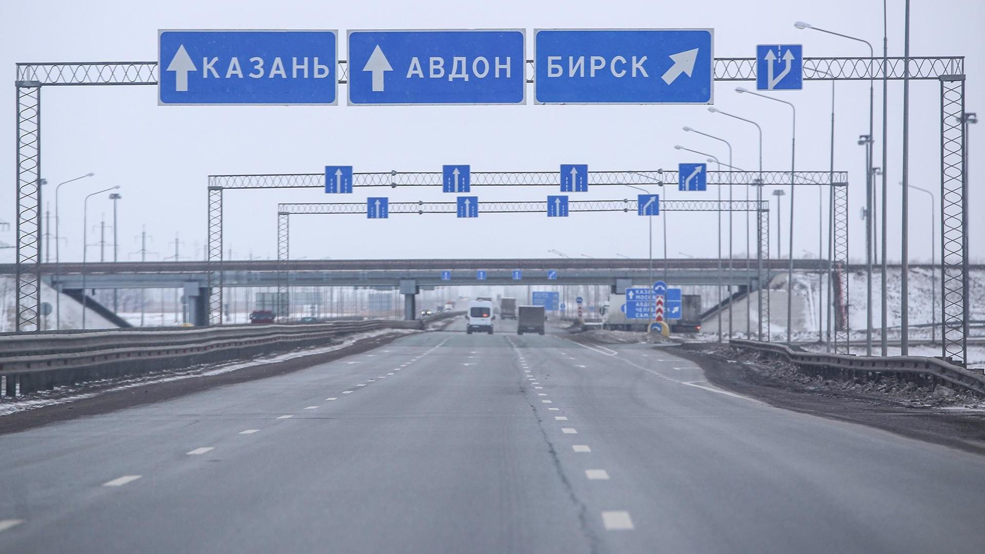 На подъездах к трассе М-7 в Башкирии открыто движение