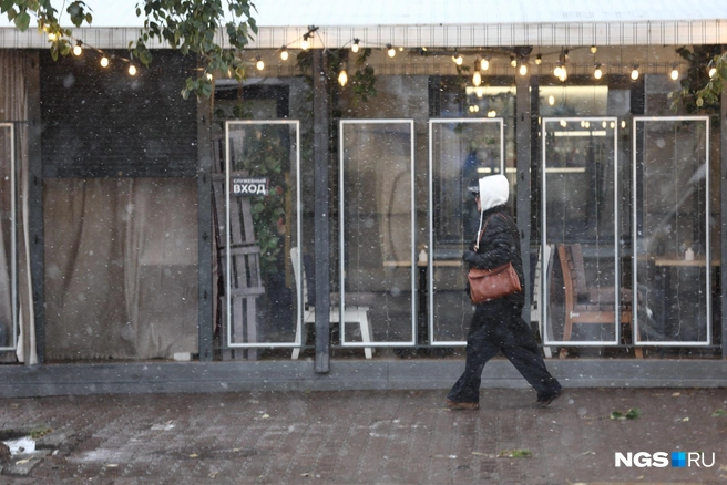 Кажется, пора доставать более теплые куртки и надевать шапки | Источник: Александр Ощепков / NGS.RU