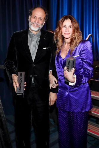 Джулия Робертс и режиссер Лука Гуаданьино