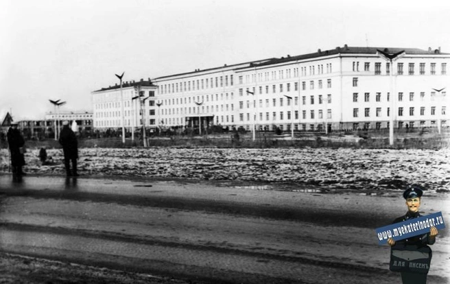 Улица Калинина у Сельхозинститута (КубГАУ), 24 января 1968 года | Источник: myekaterinodar.ru