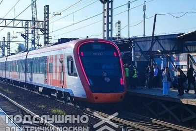Электричка сломалась в Химках: что известно