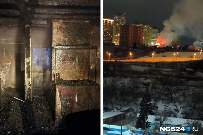 Слева — дом в Свердловском районе, справа — в Николаевке | Источник: Владислав Логинов, читатель NGS24.RU