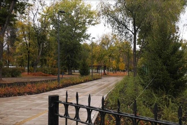 В парке уложили около 740 квадратных метров тротуарной плитки | Источник: Мэрия Самары 