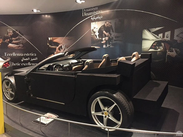 Музей феррари в парке Ferrari World Abu Dhabi