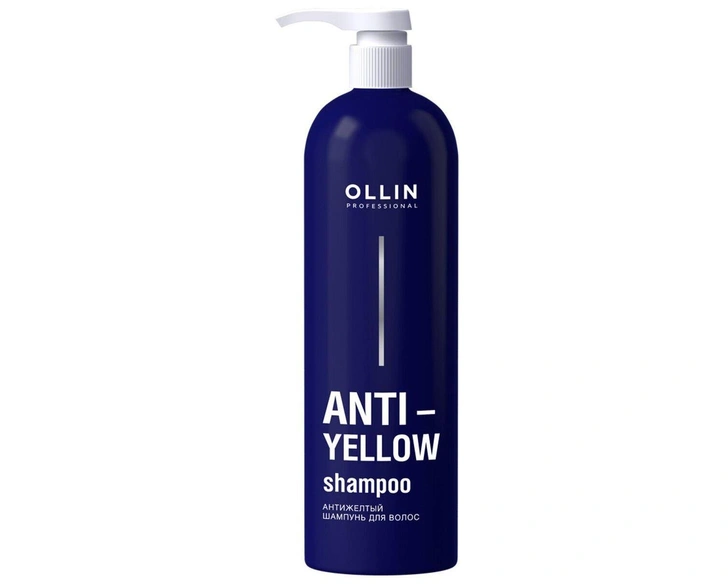 OLLIN PROFESSIONAL Аnti-yellow Антижелтый шампунь для волос, 500мл