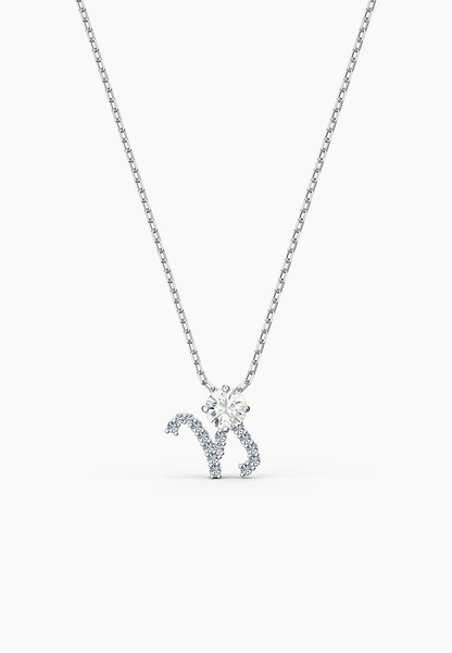 Подвеска Swarovski® Zodiac II, с покрытием из золота и родия, цвет: серебряный