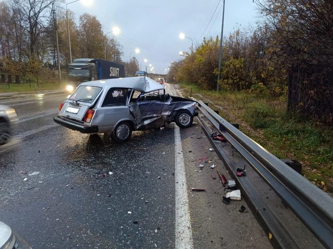 В аварии пострадали два человека | Источник: УМВД по Рязанской области