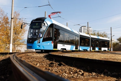 На севере Волгограда остановлен скоростной трамвай