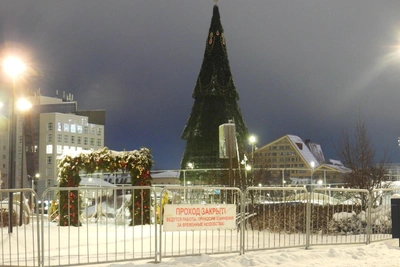 В Перми перенесли зажжение огней на главной ёлке