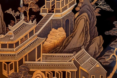 155 Chinese lacquer panels arrive at Tsarskoye Selo