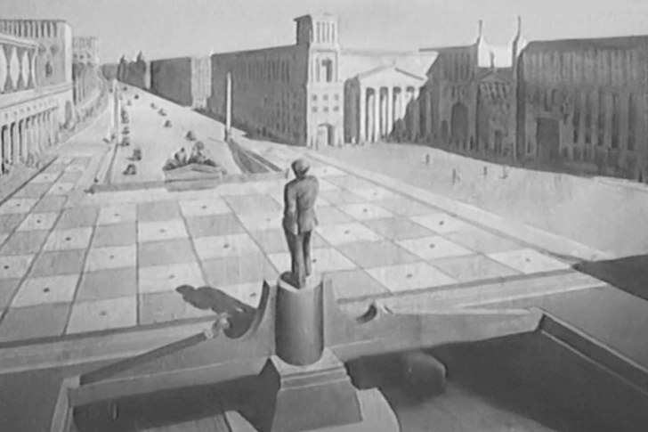 Кадр из фильма «Новая Москва», 1938. | Источник: архив пресс-служб