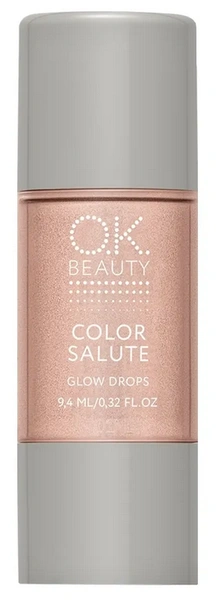 OK Beauty Жидкий хайлайтер для лица и тела Color Salute Glow Drops