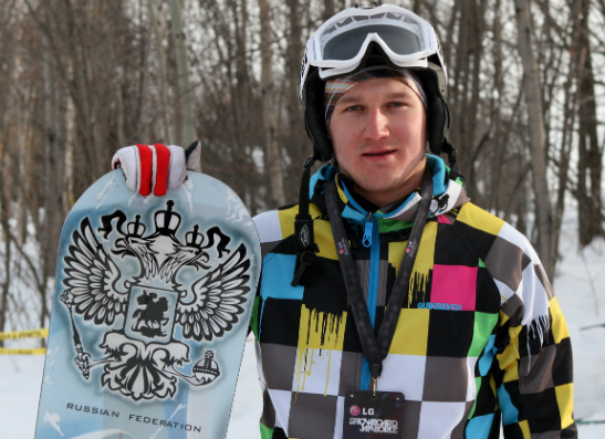 Сноубордист Андрей Болдыков