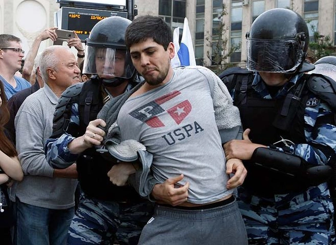 В СПЧ заявили о провокациях и жестких действиях ОМОНа в ходе акции на Тверской | ya62.ru