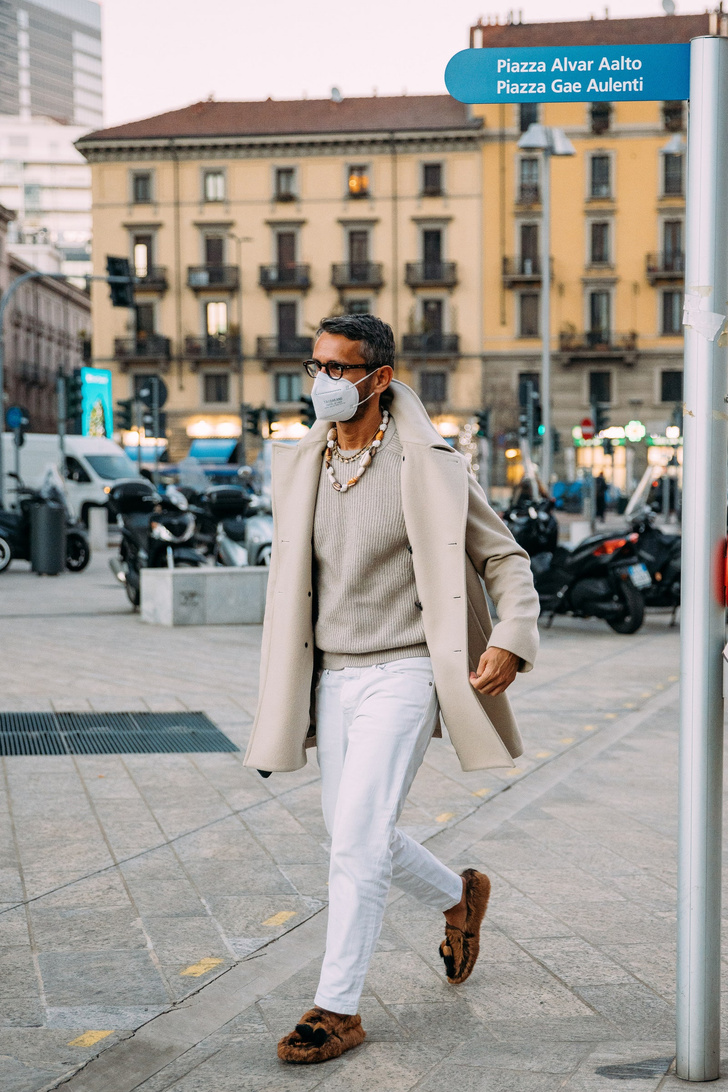 Фото №5 - Стритстайл на Неделе моды в Милане: как одеваются самые модные мужчины в этом сезоне?