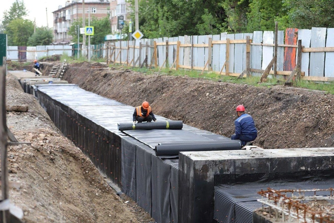 Стало известно, когда закончат строить тепловой луч в Иркутске | Источник: Город Иркутск / T.me