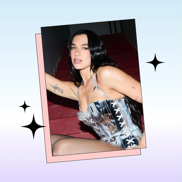 Золотой маникюр: Дуа Липа подсказала идею блестящего дизайна ногтей на зиму 2025 | Источник: theGirl