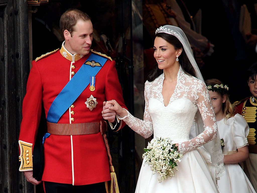 Принц Уильям и герцогиня Кэтрин в день своей свадьбы, 29 апреля 2011 | marieclaire.ru