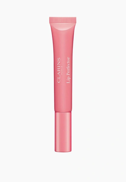 Блеск для губ Clarins NATURAL LIP PERFECTOR c эффектом мерцания, тон 01 rose shimmer