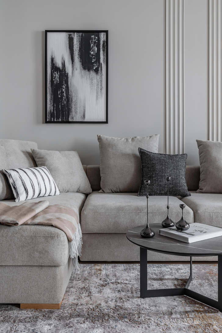 5 причин купить серый диван в гостиную