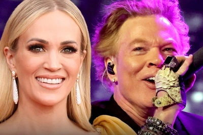 Carrie Underwood учится року у Axl Rose
