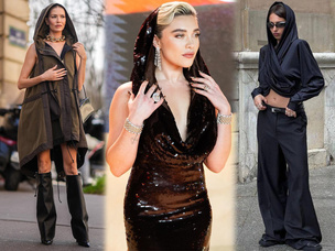 Платья и топы с капюшоном — тренд нулевых вернулся в моду