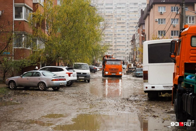 На фото — улица Дунаевского | Источник: Дарья Паращенко / 93.RU