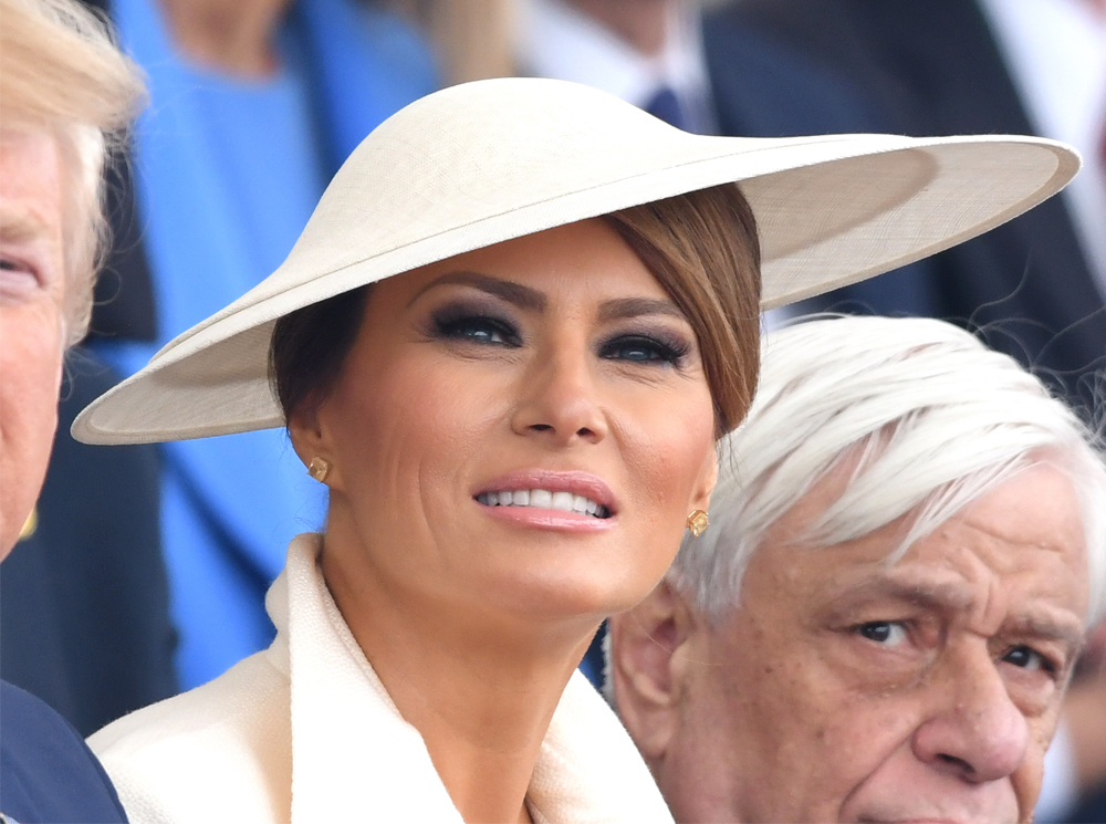 Секрет шляпы Мелании Трамп: что хотела сказать Первая леди США? | marieclaire.ru