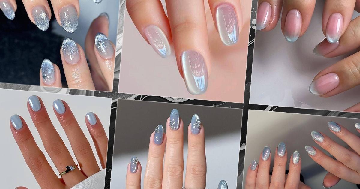 Морозная свежесть — трендовый маникюр, который откроет денежный поток в 2026 году