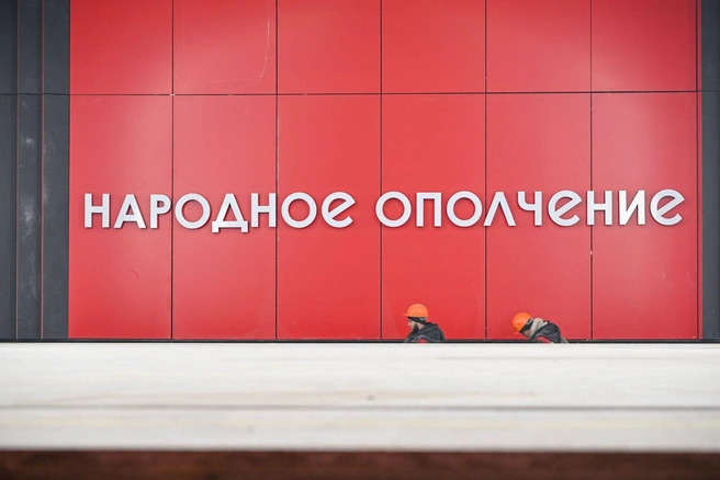 Сергей Собянин проверил, как проходит строительство Рублево-Архангельской линии метро | Источник: Владимир Новиков / пресс-служба мэра и правительства Москвы