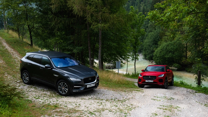 F-PACE и E-PACE — два первых кроссовера в премиальной линейке Jaguar 