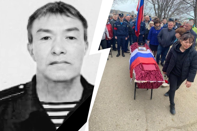 Погибший в спецоперации Урынгали Иглаков и похороны погибшего на СВО Александра Беки | Источник: Дергачевский район/64 регион/ Telegram, Газета «Вперед 64» Фёдоровский район Саратовская область / Telegram