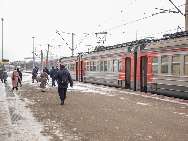 Задержка поезда в Ярославской области из-за погодных условий | Источник: Кирилл Поверинов / 76.RU