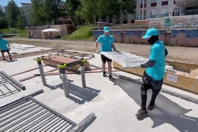 В Тынде возводят «умную» спортплощадку с QR-кодами