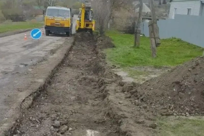 В Белинском обустраивают тротуары возле детсада и школы