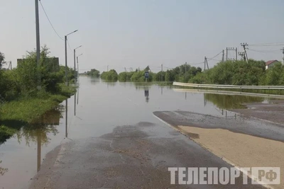 Паводок отрезал село Игнашино, переправа на лодках