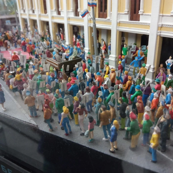 В макете тоже есть «жители» | Источник: Вероника Свизева / 59.RU