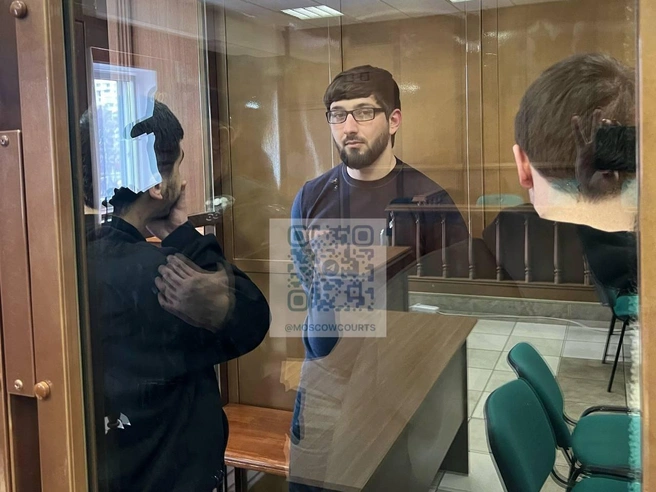 Нахиди Гусейнов в зале суда | Источник: Суды общей юрисдикции Москвы / T.me