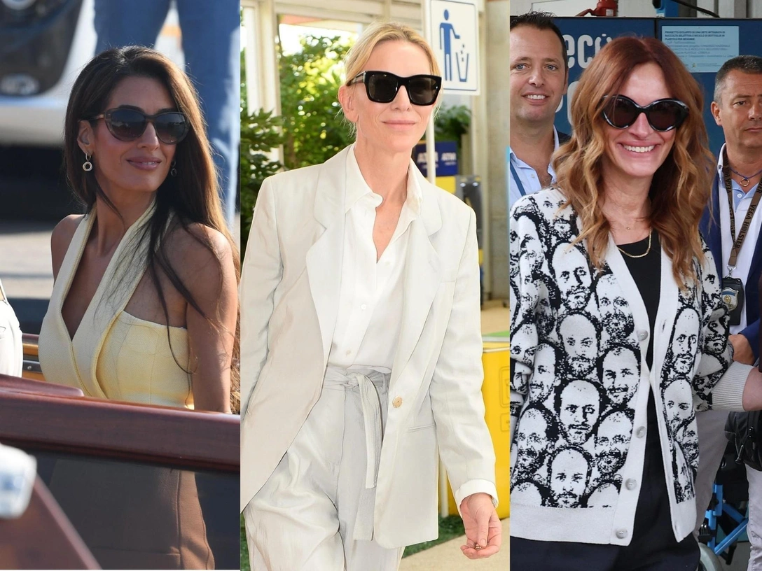 Кейт Бланшет, Джулия Робертс, Джордж и Амаль Клуни: звезды прибыли на 82-й Венецианский кинофестиваль | marieclaire.ru