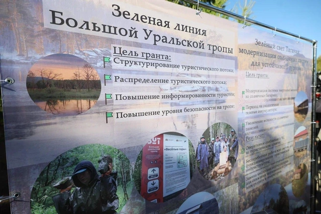 Проект «Зеленая линия» предполагает установку информационных стендов, аудиогидов, структурирование потоков | Источник: Наиль Фаттахов / Пресс-служба правительства Челябинской области