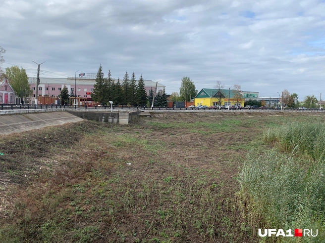 Снимок 2022 года&nbsp;— похоже, пруд тогда осушили | Источник: Андрей Бирюков / UFA1.RU