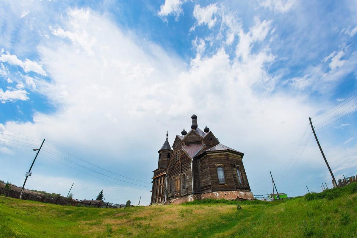 Церковь в селе Барабаново Красноярского края. Реставрация церкви в  Барабаново - 15 октября 2021 - НГС24.ру