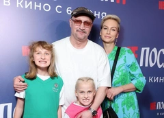 Набравший вес Куценко пришел с семьей, а Порошина — с дочерью от него: премьера фильма «Непослушники»