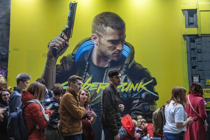 Cyberpunk 2077 на выставке Comic Con Russia 2019 и Игромир 2019 в Международном выставочном центре «Крокус Экспо» в Московской области, Россия | Источник: Nikolay Vinokurov / Legion Media