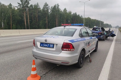 Остановился на обочине: подробности аварии на ЕКАД